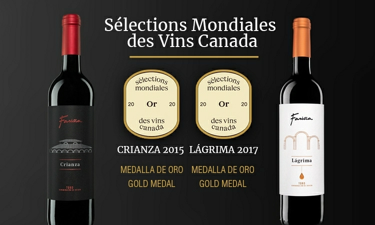 Dos vinos de Fariña obtienen medalla de oro en el concurso internacional de vinos más importante de Canadá.