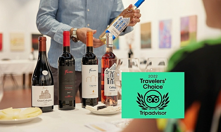 LOS VIAJEROS DE TRIPADVISOR CONCEDEN EL PREMIO TRAVELLERS’ CHOICE 2022 A BODEGAS FARIÑA