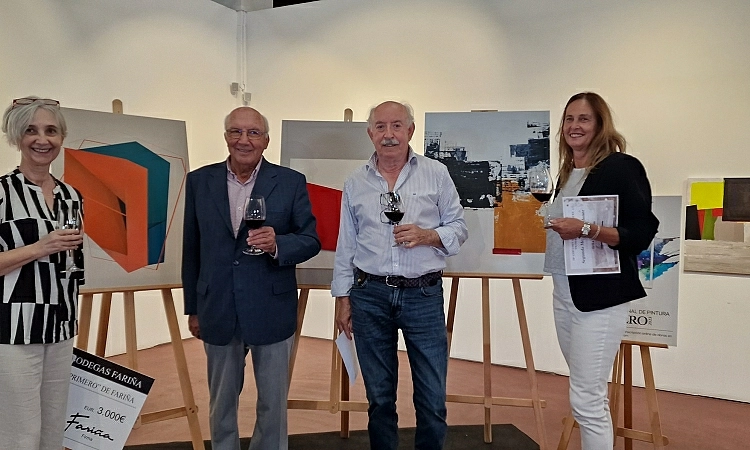 La obra Extracto, de la artista almeriense Pepa Satué Ripoll, ilustrará la próxima etiqueta del vino Primero 2023 de Fariña